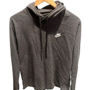 Nike Gray Men’s Hoodie Sweatshirt Size Medium